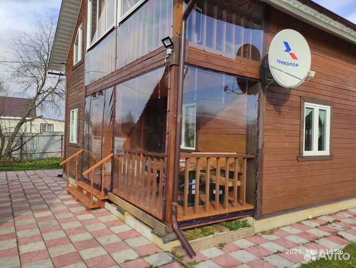 Мягкие окна для кафе летней веранды