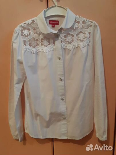 Школьная блузка для девочки 134