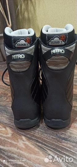 Ботинки сноубордические + крепления. В комплекте