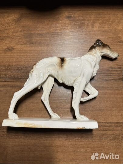 Фарфоровая статуэтка собака Борзая Германия