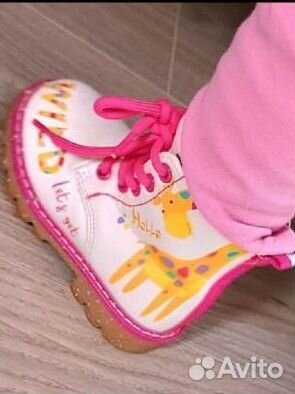 Ботинки утепленные на девочку