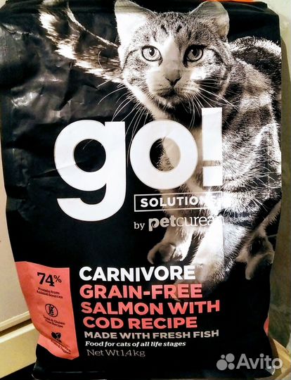 Сухой корм для кошек GO Solutions беззерновой