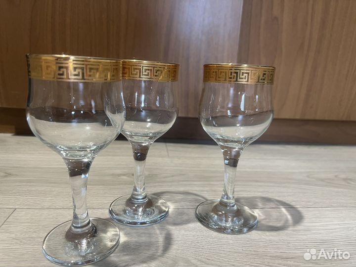 Хрустальные фужеры бокалы