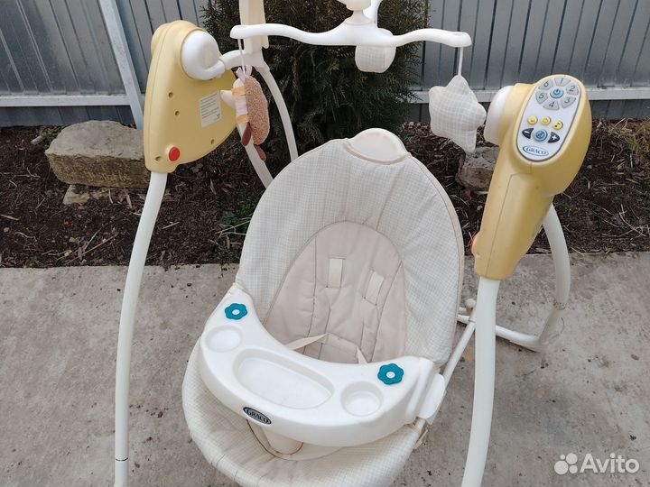 Детские электронные качели для новорожденных