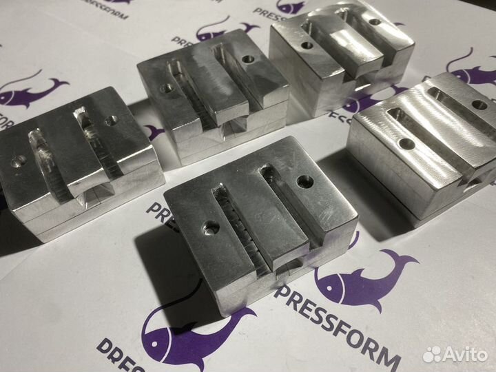 Набор форм чпу фидерные кормушки «аллигатор»