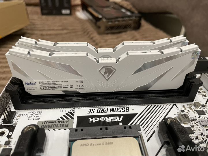 Ryzen 5 5600 B550m 16gb 3600 Комплект