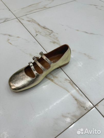Балетки mario muzi золото