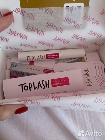 Сыворотка для роста ресниц toplash