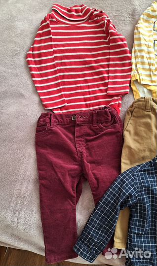 Осенние вещи для мальчика пакетом 80 mothercare hm