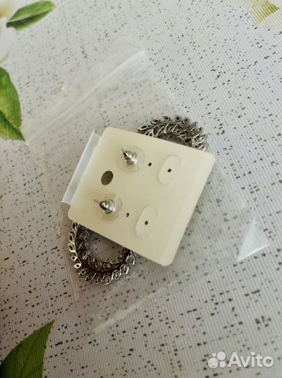 Серьги лавровый венок