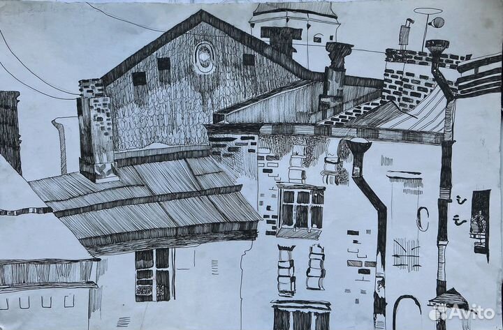 Картина графика города