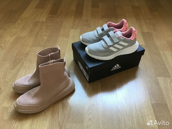 Кроссовки Adidas и слипоны Zara 35 р