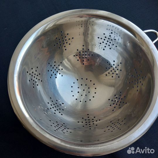 Дуршлаг нержавейка и пластик