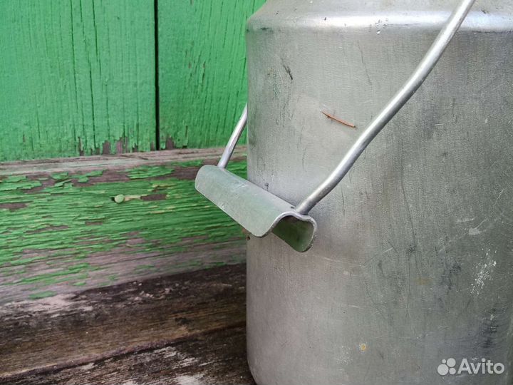 Бидон алюминиевый, винтаж, СССР, 2 литра