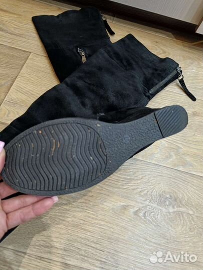 Сапоги зимние женские ботфорты