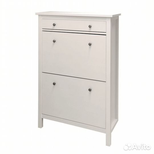 Обувница IKEA белый Хемнес