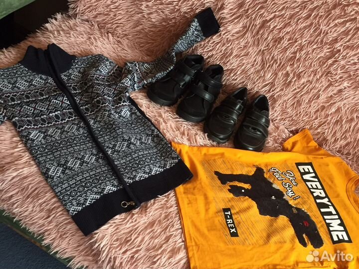 Вещи пакетом на мальчика 150
