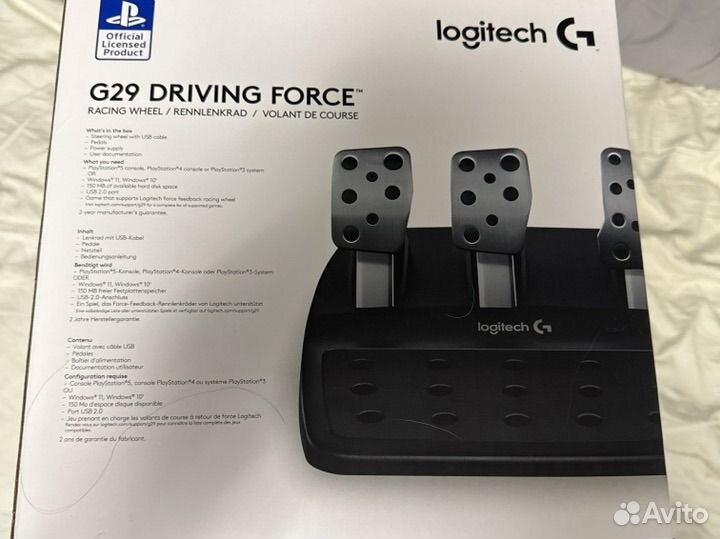 Руль logitech g29