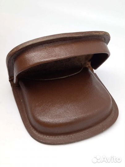 Винтажный кожанный кошелек для мелочи Ленинград