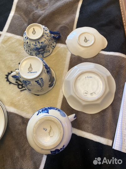 Посуда гжель