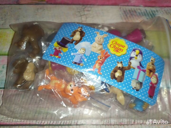 Фигурки из шоколадных яиц Чупа-Чупс 1