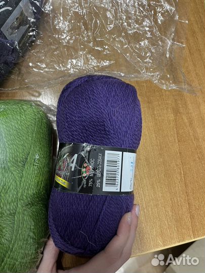 Пряжа для вязания шерсть