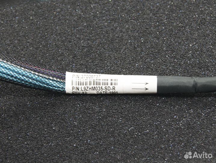 Кабель SAS, SFF-8643, 38 cм