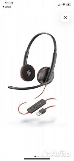 Гарнитура Plantronics Blackwire 3220 USB-A