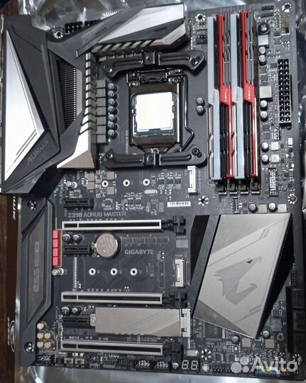 Процессор i9 9900KF+материнская плата z390+озу32Гб