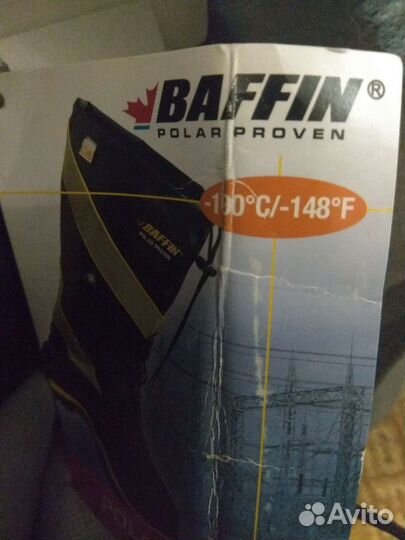 Сапоги Baffin polar proven новые 45р. до -100C