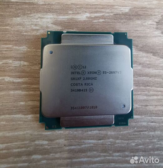 Intel xeon E5 2697 v3 14 ядер 28 потоков 3.6Ghz