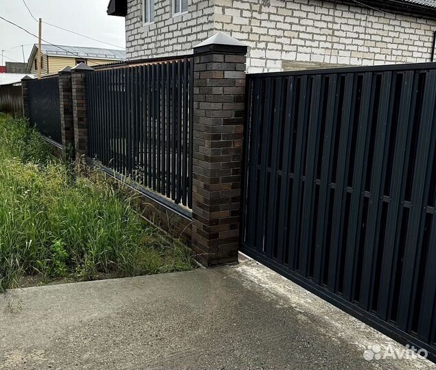 Забор из Евроштакетника