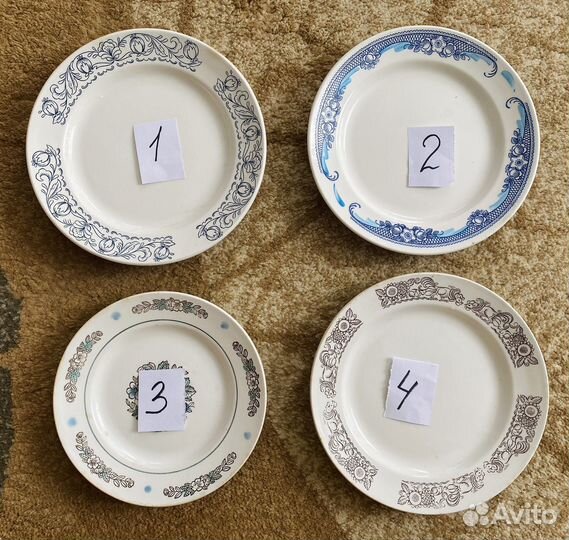 Тарелки плоские СССР