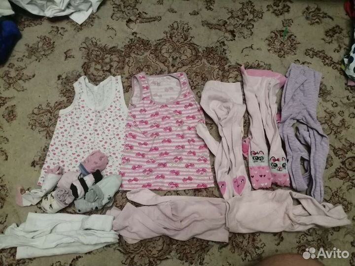 Пакет с вещами на рост 110