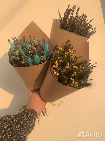 Букет с лавандой