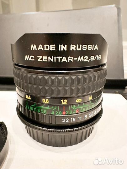 Объектив Зенитар - мс Zenitar-N 2.8/16 fish-eye