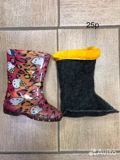 Детские резиновые сапоги 21,23,25,26,27,28,29,30 р