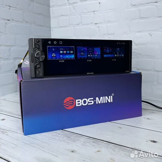 Магнитола android 1din Bos-Mini сенсорная