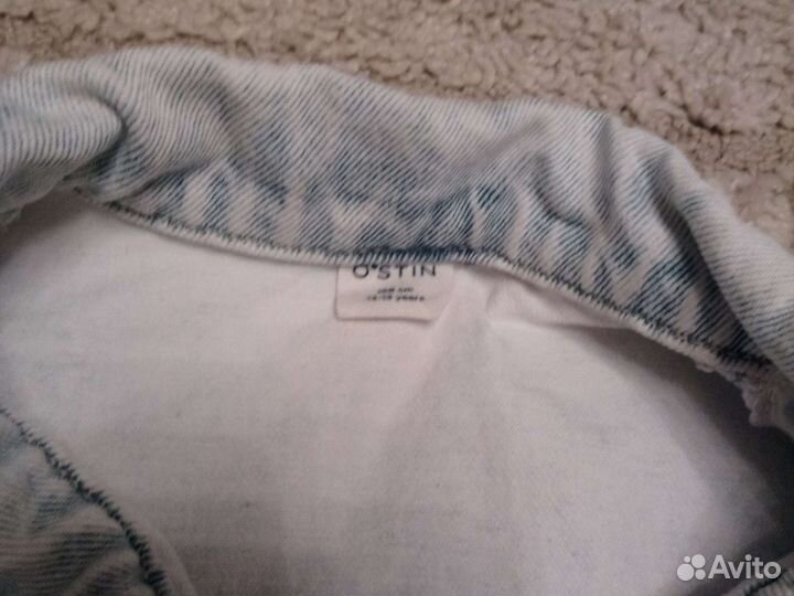 Стильная джинсовая куртка Остин р.158