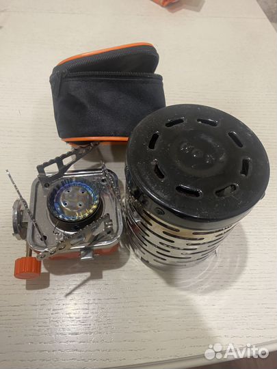 Газовая горелка с тепло обмеником