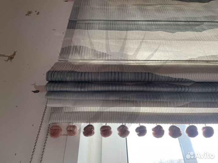 Шторы римские двойные