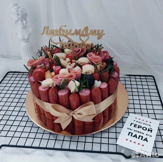 Мясной/мужской/колбасный букет, букет мужу