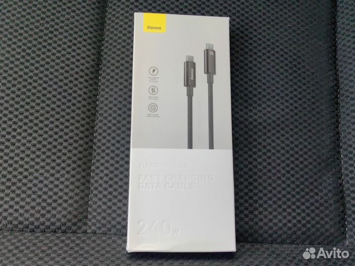 Baseus Кабель 240 Вт USB Type C 1м