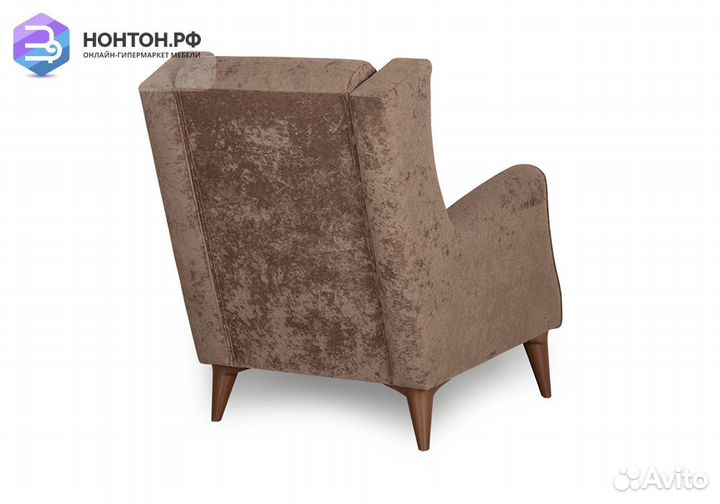 Кресло Плимут коричневое