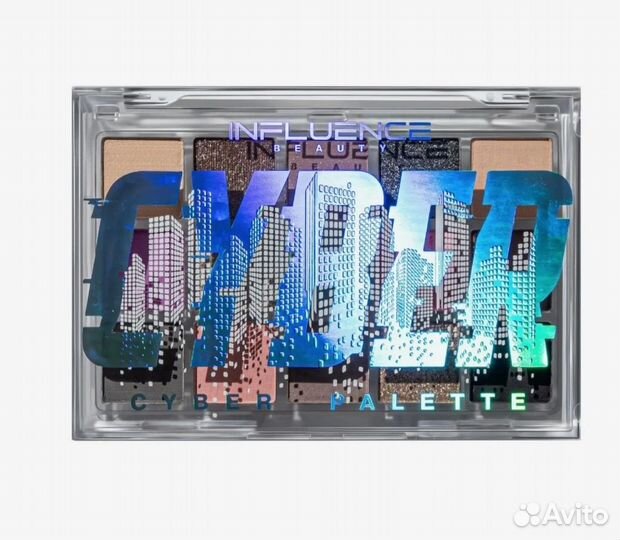 Палетка теней Influence Beauty Cyber 02 (новая)