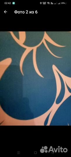 Рулонная штора+ткань