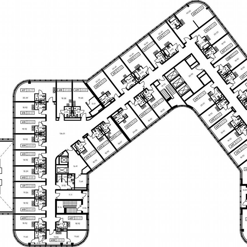 Апартаменты-студия, 20,9 м², 6/15 эт.