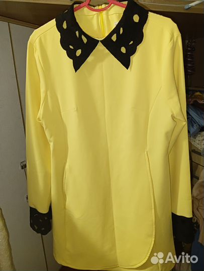 Укороченное платье 42 размера