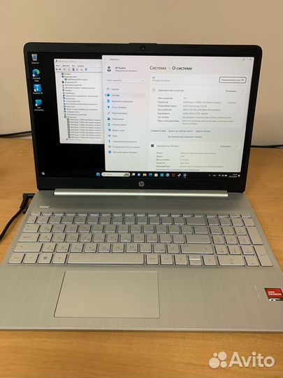 Мощный HP (Ryzen 3 5300U/Vega/8gb/SSD/15.6)