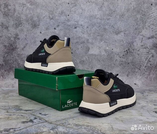 Непромокаемые кроссовки Lacoste черные